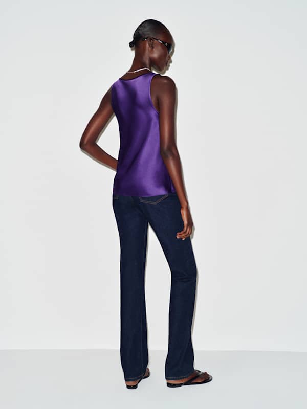 Veya Silk Top - Purple