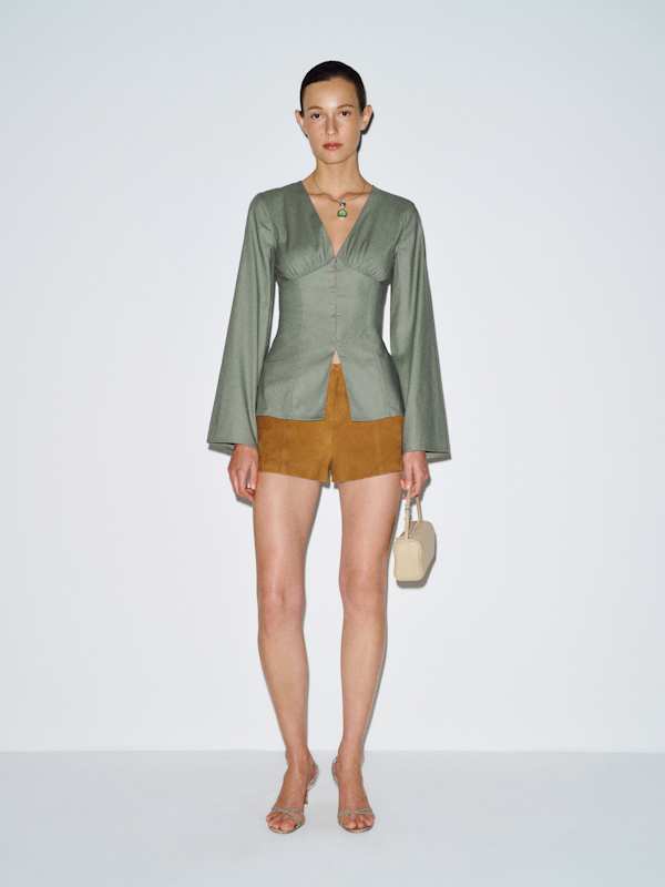 Palmira Top - Sage Green