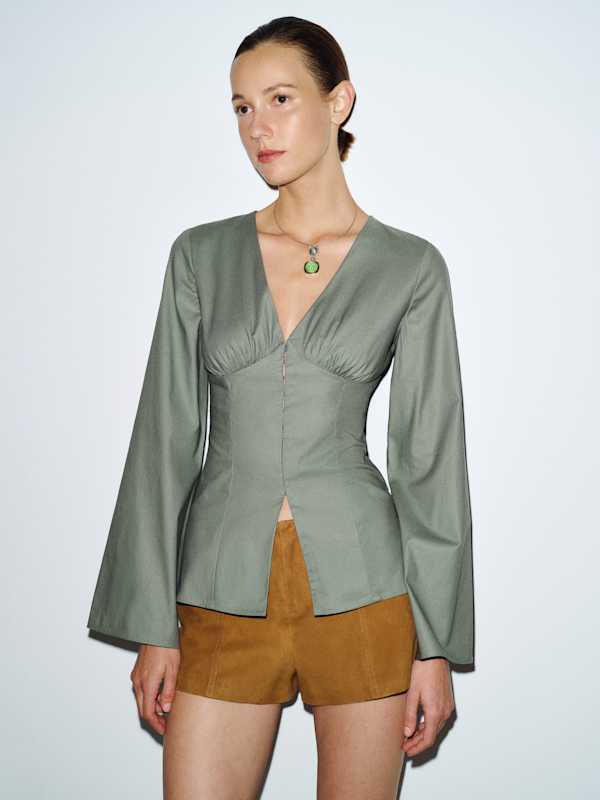 Palmira Top - Sage Green