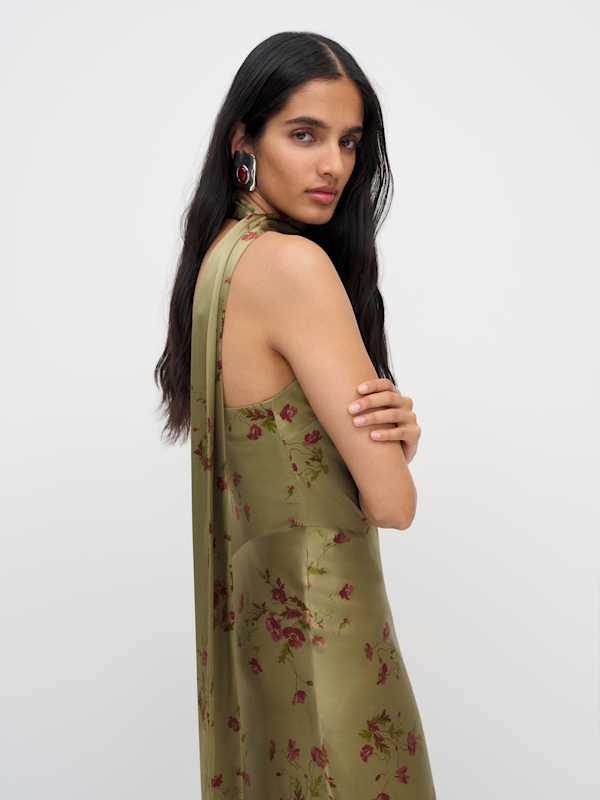 Jazzlyn Silk Dress - Demi