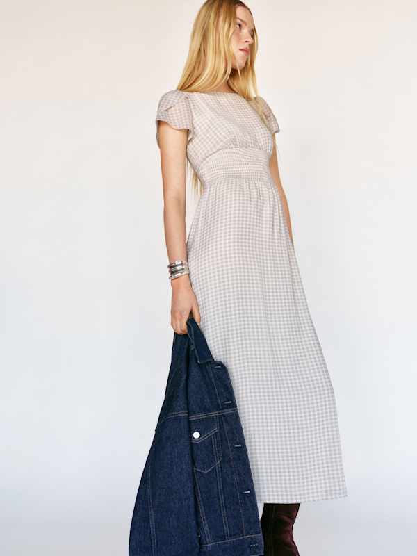 Drusilla Dress - Black Plaid