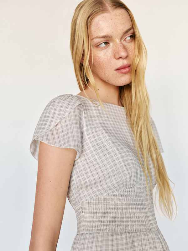 Drusilla Dress - Black Plaid