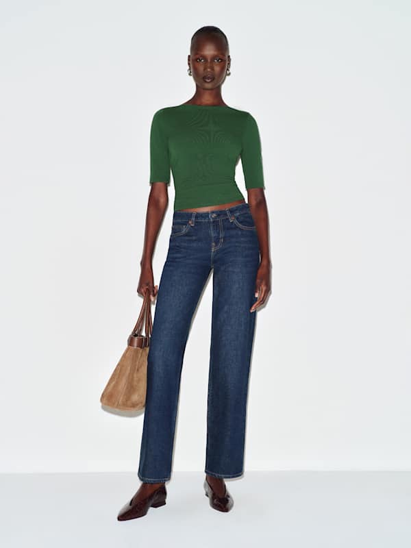 Santino Knit Top - Evergreen