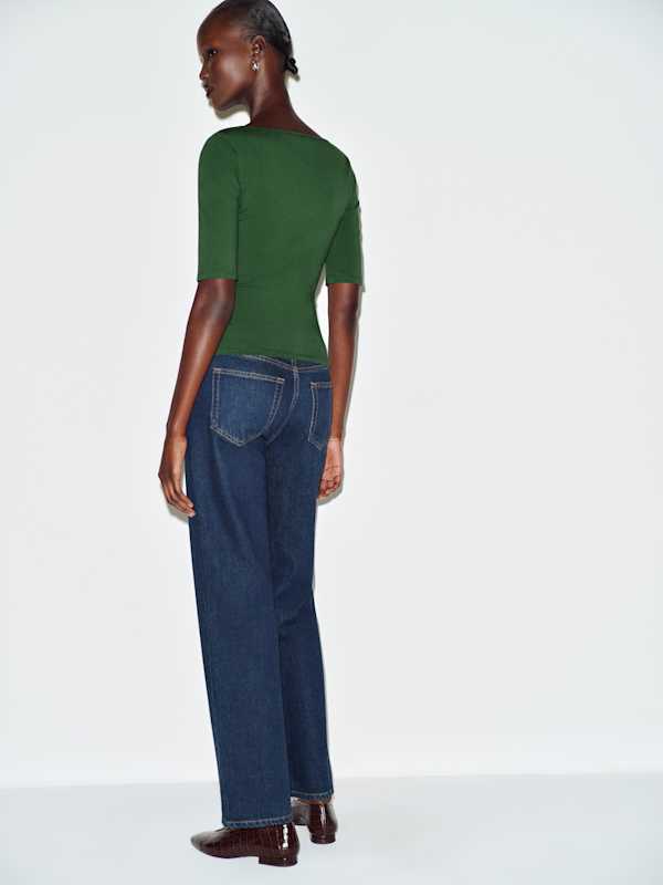 Santino Knit Top - Evergreen