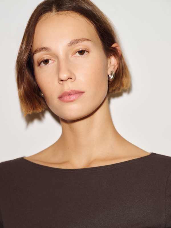 Santino Knit Top - Mole