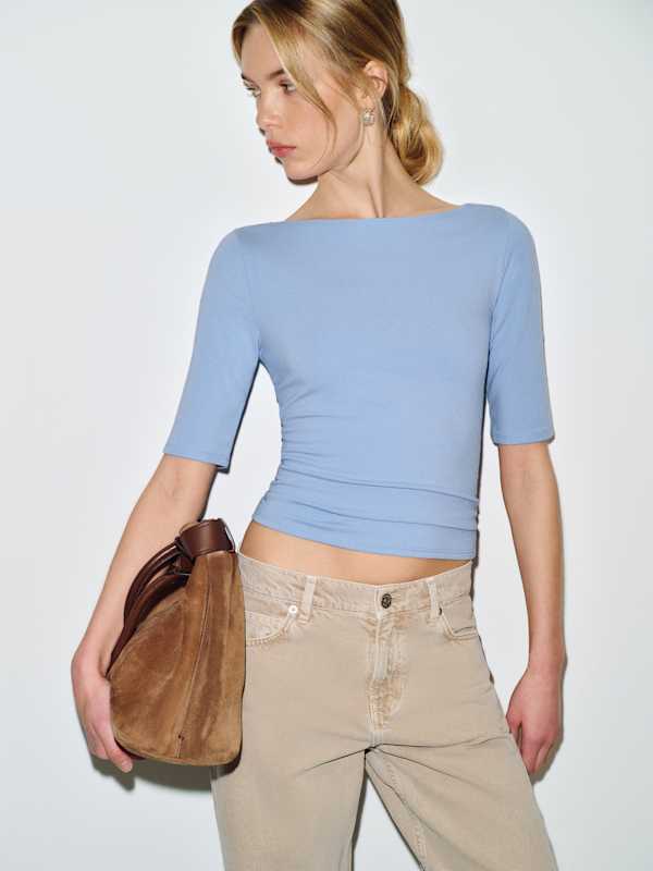 Santino Knit Top - Skyline