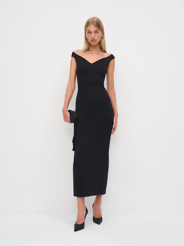 Devon Knit Dress - Black