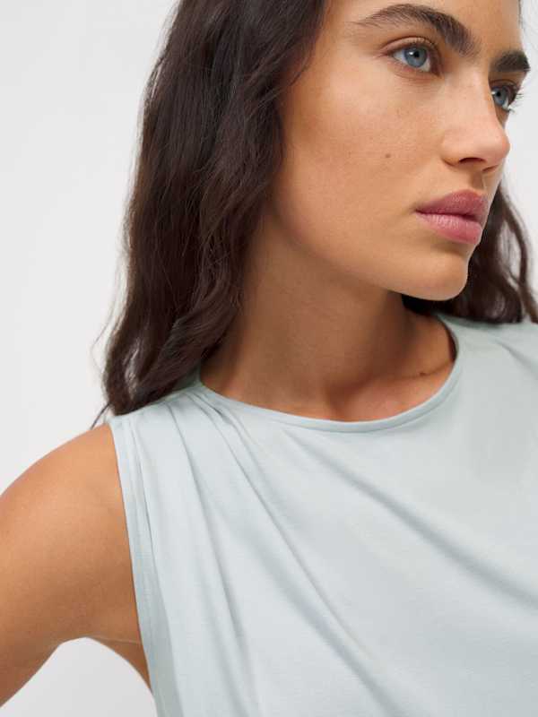 Jaine Knit Top - Soft Blue