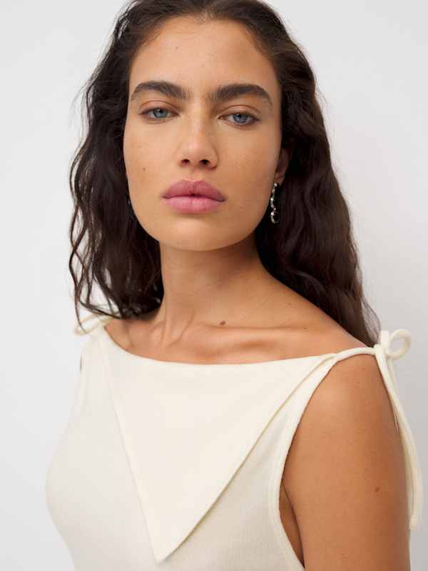 Emma Knit Top - Fior Di Latte