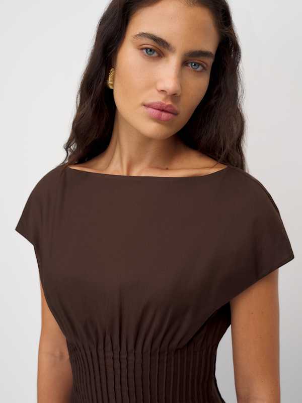 Aintana Dress - Cafe