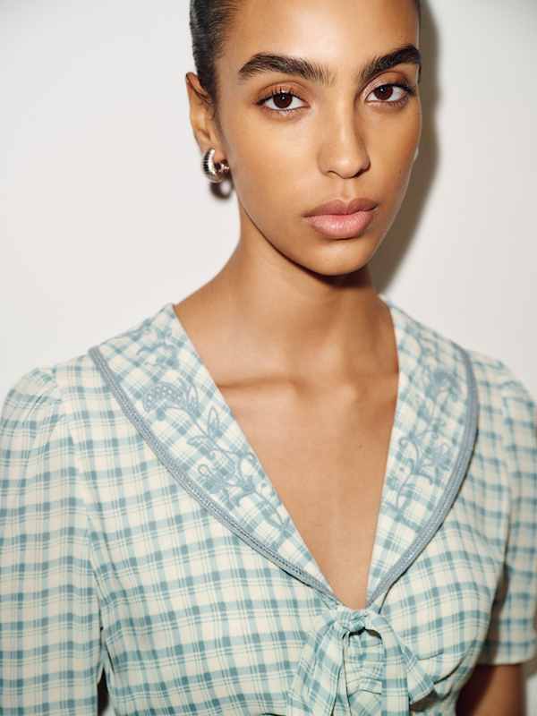 Hiroka Dress - Zephyr Check