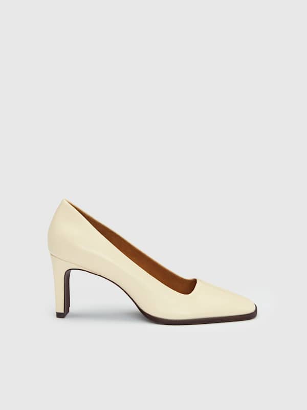 Inez High Pump - Almond Leather