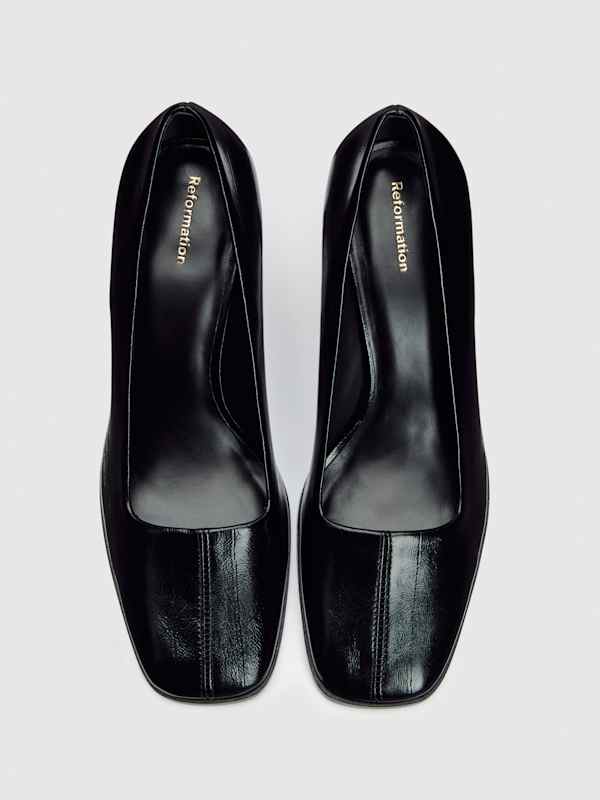 Inez High Pump - Black Eel