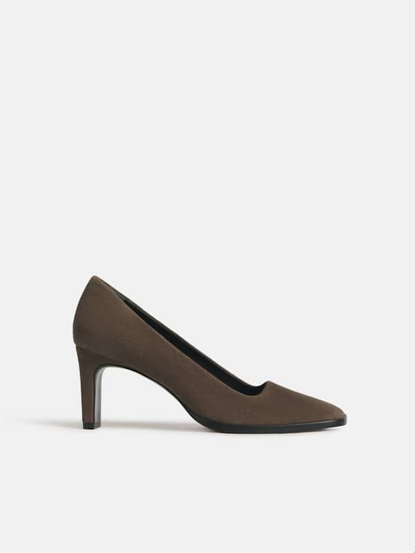 Inez High Pump - Clove Suede