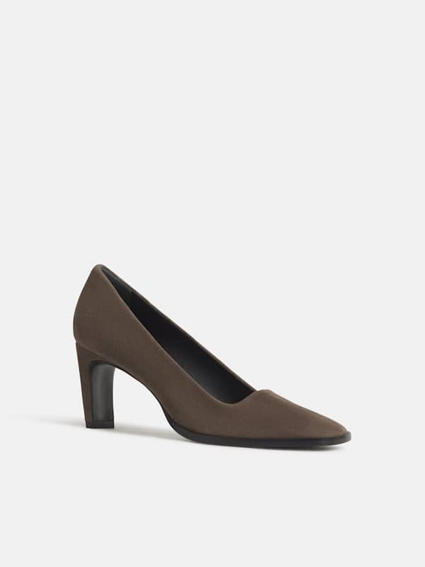 Inez High Pump - Clove Suede