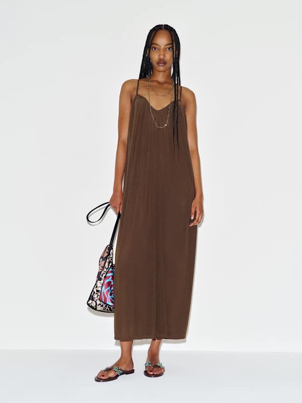 Lauren Knit Dress - Brown
