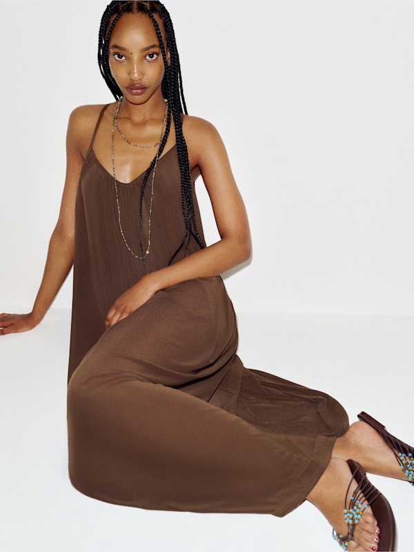 Lauren Knit Dress - Brown