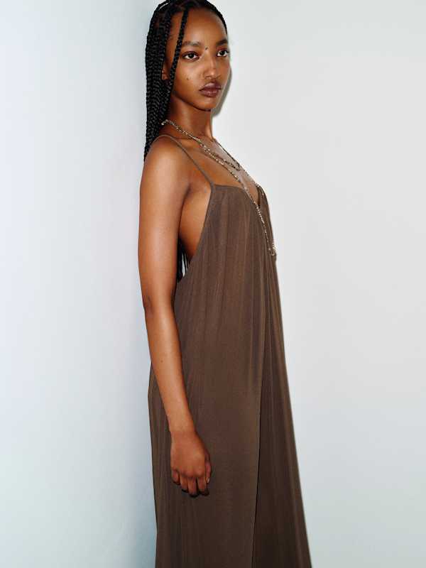 Lauren Knit Dress - Brown