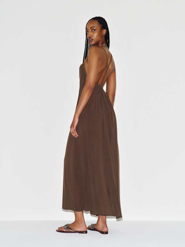 Lauren Knit Dress - Brown
