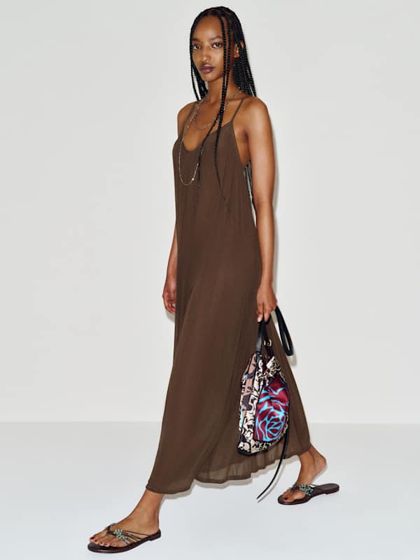 Lauren Knit Dress - Brown