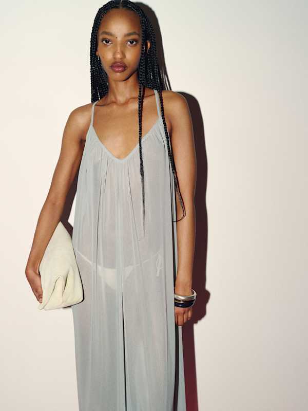 Lauren Knit Dress - Powder Blue