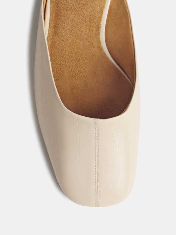 Inez Heeled Mule - Almond Eel