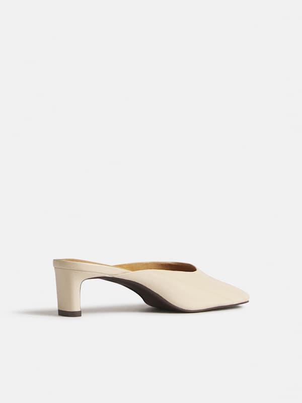 Inez Heeled Mule - Almond Eel