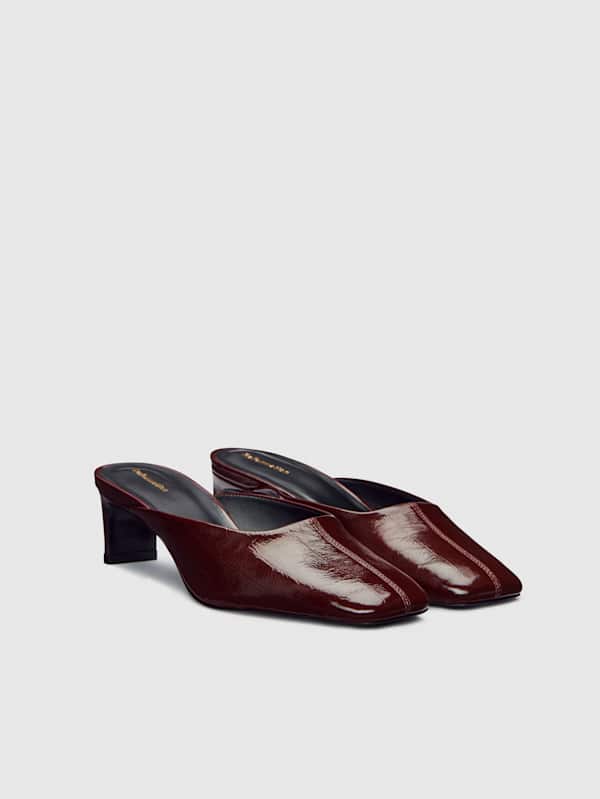 Inez Heeled Mule - Ruby Eel