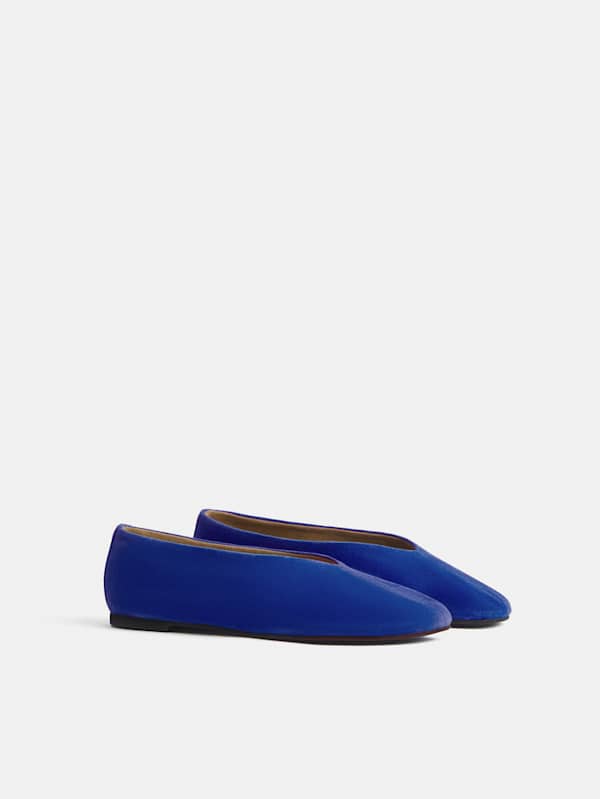 Blaine Flat - Cobalt Suede