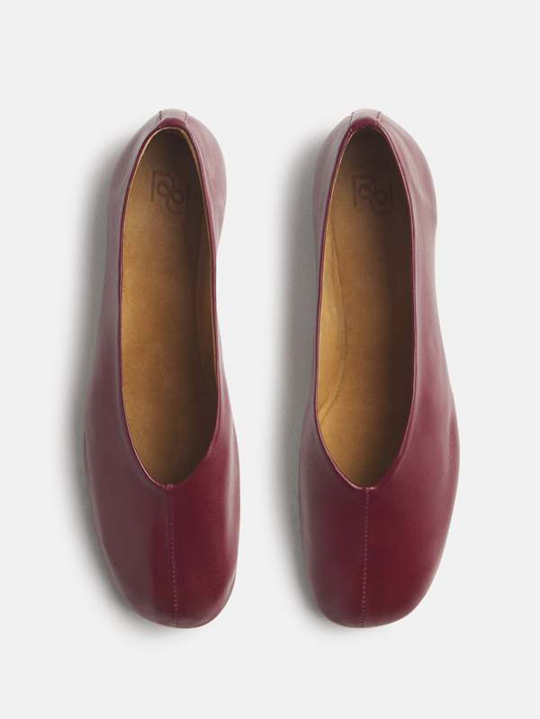 Blaine Flat - Oxblood Leather