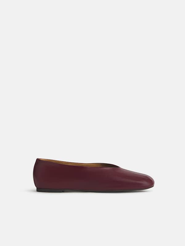 Blaine Flat - Oxblood Leather