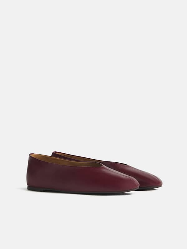 Blaine Flat - Oxblood Leather