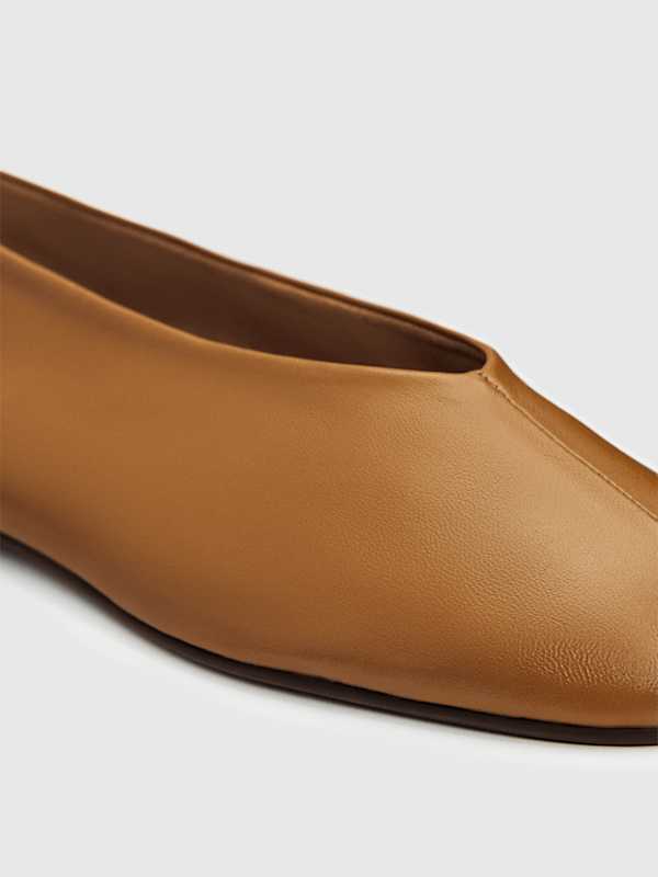 Blaine Flat - Toffee Leather