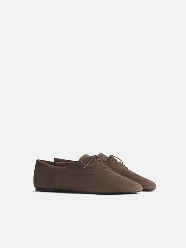 Buffy Oxford - Clove Suede