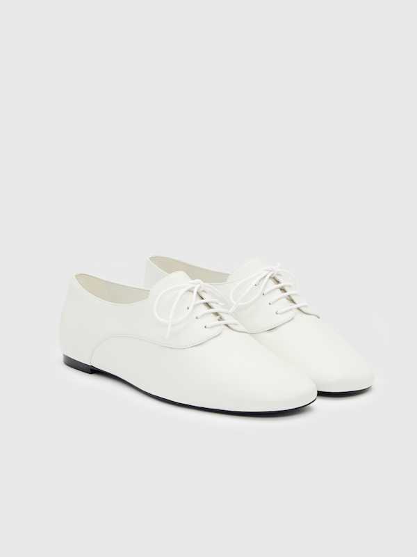 Buffy Oxford - White Leather