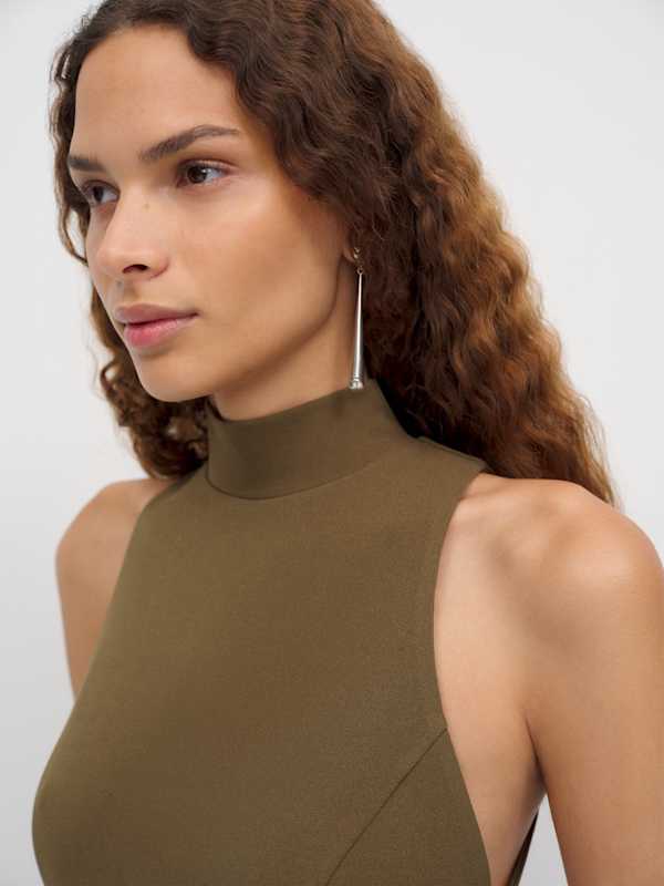 Alani Knit Dress - Moss