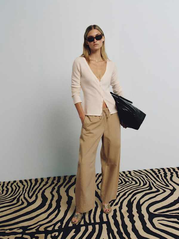Bloom Cashmere V - Neck Cardigan - Fior Di Latte