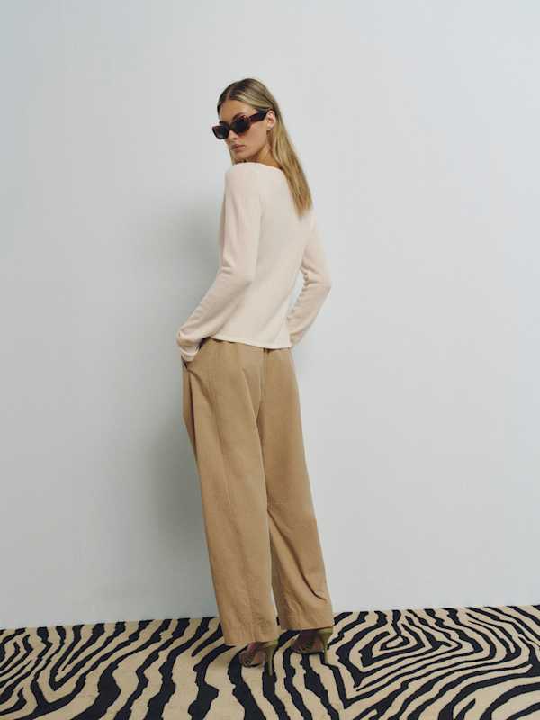 Bloom Cashmere V - Neck Cardigan - Fior Di Latte