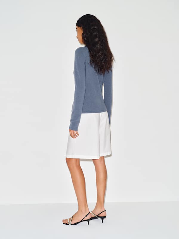 Bloom Cashmere V - Neck Cardigan - Flint