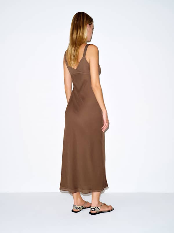 Liliosa Dress - Dark Brown