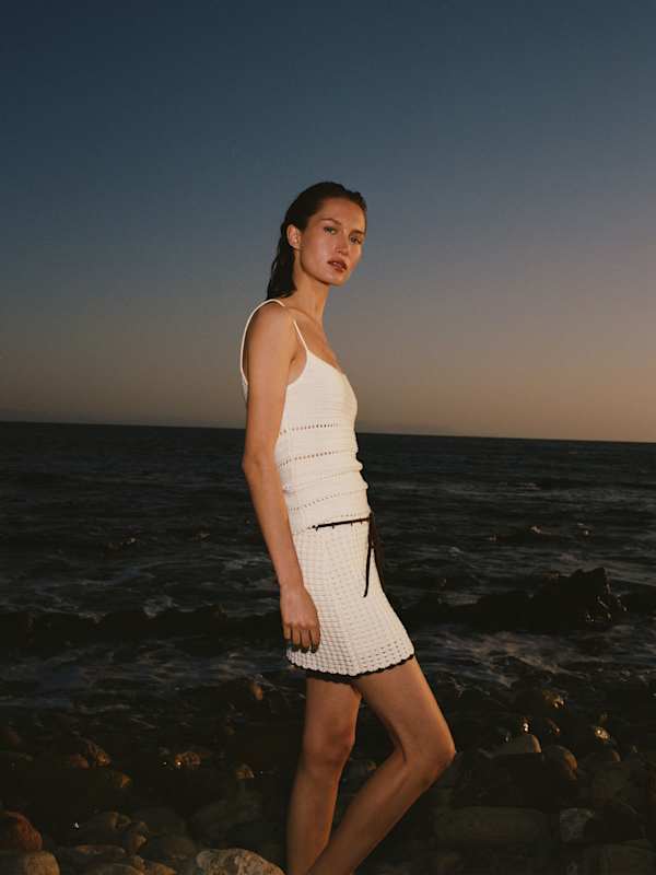 Starling Cotton Sweater Tank - Fior Di Latte