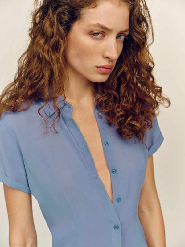 Corin Top - Cornflower