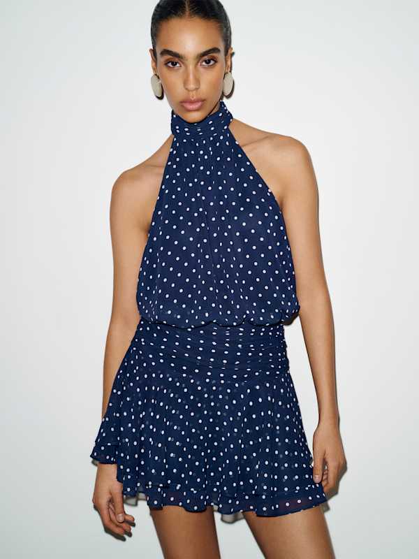 Karla Dress - Danube Dot