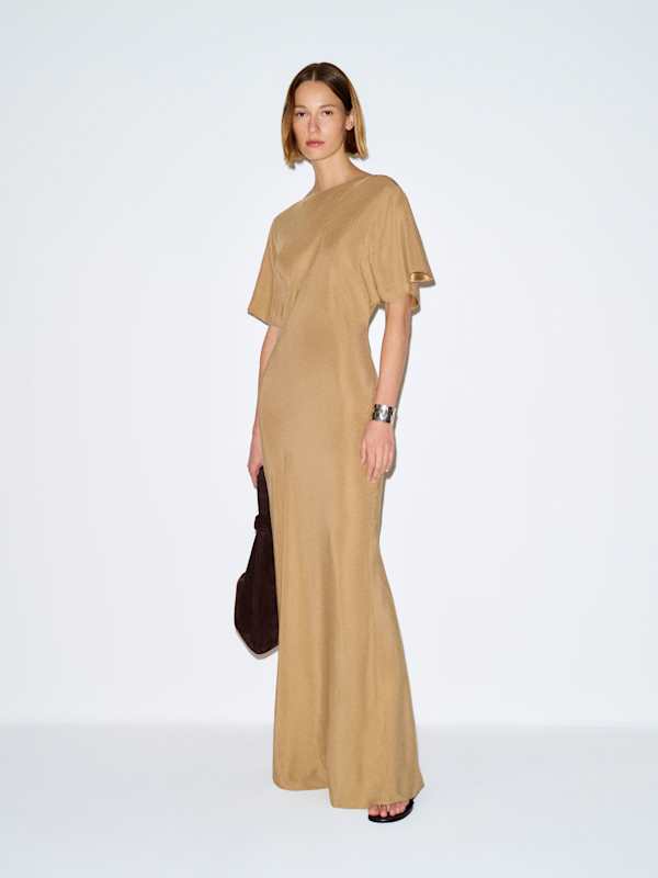 Caila Silk Dress - Riesling