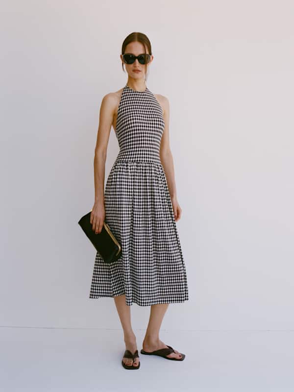 Clara Knit Dress - April Check