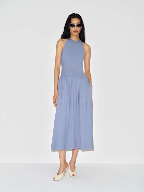 Clara Knit Dress - Storm