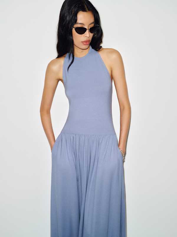 Clara Knit Dress - Storm