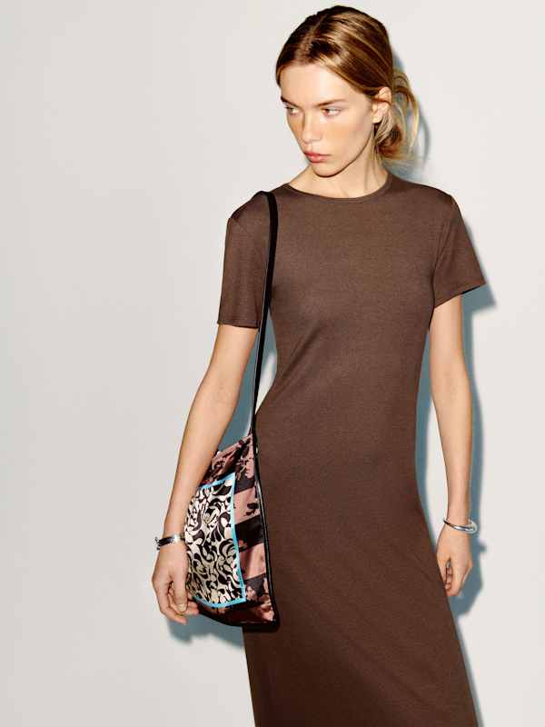 Max Knit Dress - Brown