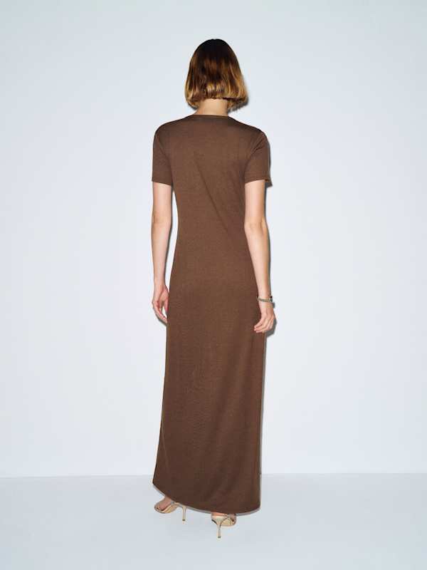 Max Knit Dress - Brown