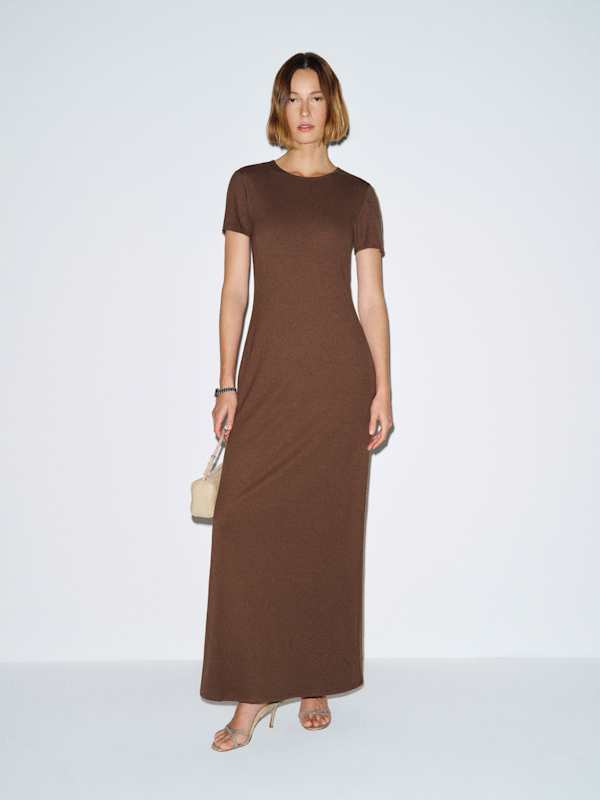 Max Knit Dress - Brown
